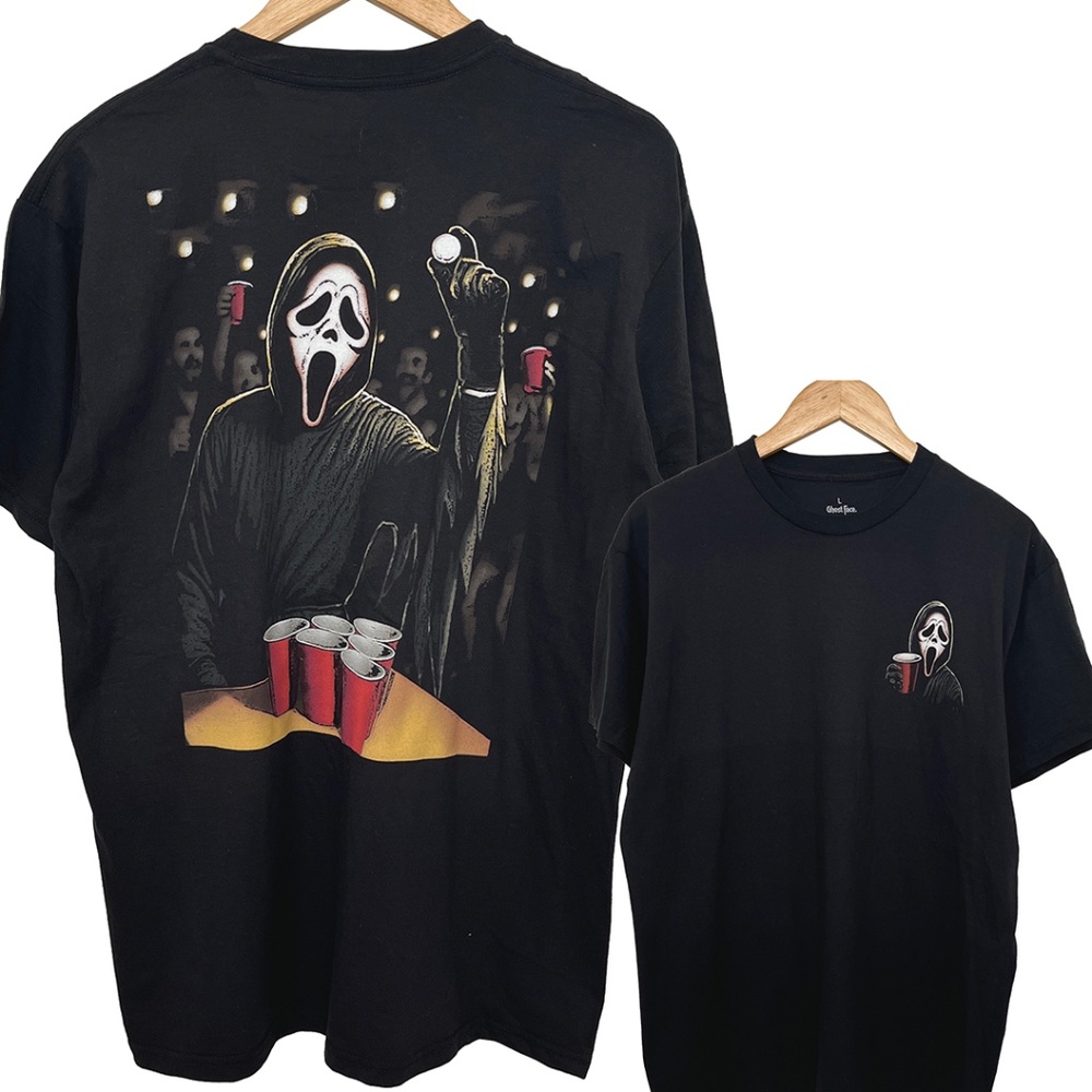 NWOT Ghost Face Beer Pong T-Shirt Men’s Unisex Large